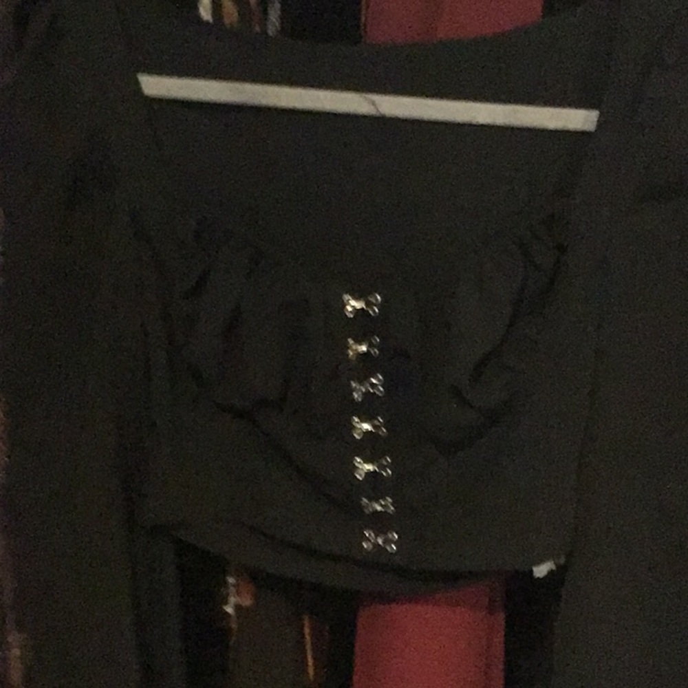 Goth Long Sleeve Top